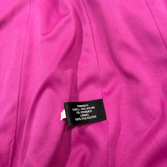 BOSTON PROPER Sz 4 Beyond Travel Vivid Violet Classic Boyfriend Blazer Retro EUC - Picture 8 of 12